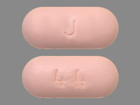 Pill J 44 Pink Capsule-shape is Fexofenadine Hydrochloride
