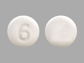 Pill 6 White Round is Emflaza