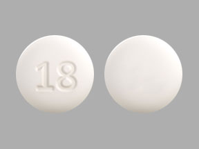 Pill 18 White Round is Emflaza