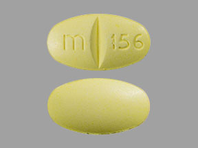 Pill m 156 Yellow Oval is Amiodarone Hydrochloride