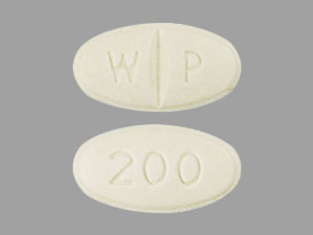 Pill W P 200 Yellow Oval is Clozapine