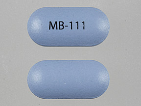 Pill MB-111 is Moxatag 775 mg