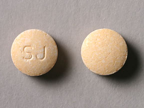 Pill SJ Peach Round is St. Joseph Safety Coated Aspirin