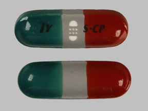 TY CP Pill Red Green Capsule-shape