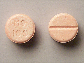 Pill MO 100 Orange Round is Motrin Junior Strength