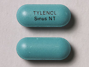 Pill TYLENOL Sinus NT is Tylenol Sinus Maximum Strength 500 mg / 30 mg