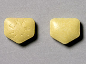 Pill FLEXERIL Yellow Five-sided is Flexeril