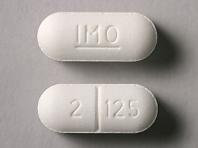 Pill IMO 2 125 White Elliptical/Oval is Imodium Advanced