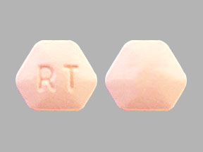 Pill RT Tan Six-sided is Acid Control