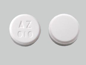 Pill AZ 010 White Round is Acetaminophen