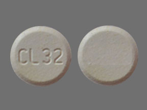 Pill CL 32 Yellow Round is Donepezil Hydrochloride (Orally Disintegrating)