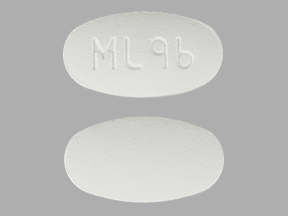 Ml 96 Pill White Elliptical Oval Pill Identifier Drugs Com