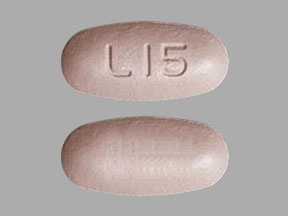 Pill L15 Gray Oval is Valsartan