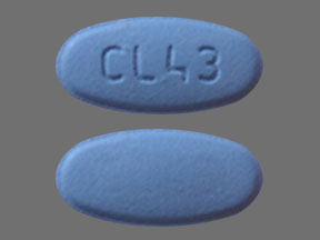 CL 43 Pill Blue Oval 13mm - Pill Identifier