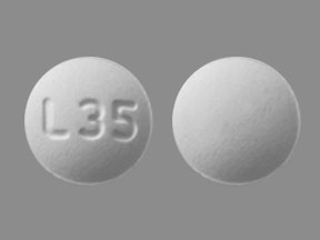 Pill L 35 White Round is Eszopiclone