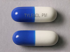 Tylenol PM extra strength acetaminophen 500 mg / diphenhydramine hydrochloride 25 mg TYLENOL PM