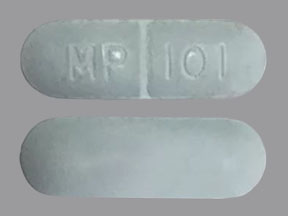 Pill MP 101 Blue Oval is TriCare