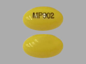 Pill MP902 is Decara Vitamin D3 (cholecalciferol) 50,000 IU
