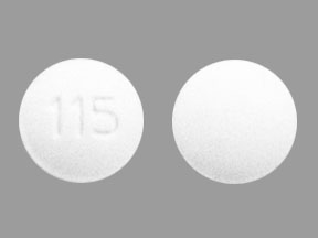 Pill Imprint 115 (Methamphetamine Hydrochloride 5 mg)