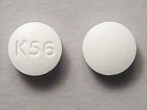 Pill K56 White Round is Medique Pain-Off