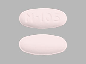 Pill M-105 Pink Oval is Focalgin-B