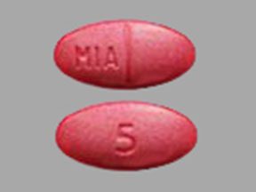 Pille MIA 5 er Zenzedi 5 mg