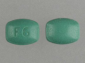 Pill F6 is Ferralet 90 vitamin B complex with C, folic acid, iron and docusate