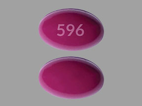 Pill 596 is CitraNatal Medley Prenatal Multivitamins with Folic Acid 1 mg