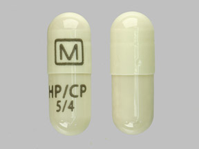 Pill M HP/CP 5/4 is TussiCaps 4 mg / 5 mg