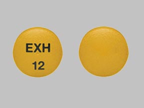 Pill EXH 12 Yellow Round is Exalgo