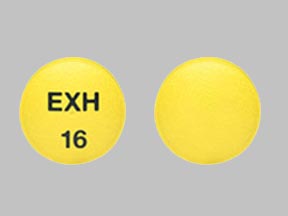 Pill EXH 16 Yellow Round is Exalgo