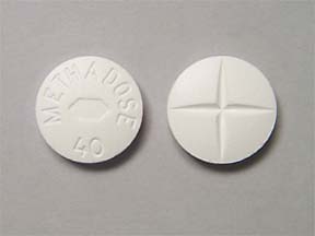 Pill METHADOSE 40 is Methadose (Dispersible) 40 mg