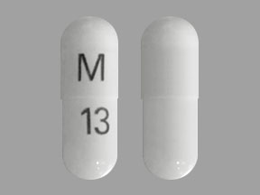 Pill M 13 White Capsule/Oblong is Celecoxib