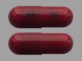 Pill PR 20 is Piroxicam 20 mg