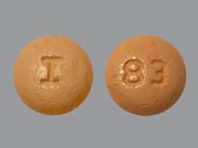 Pill I 83 Orange Round is Amlodipine Besylate and Olmesartan Medoxomil