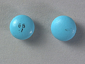 Pill 68 -7 Blue Round is Norpramin