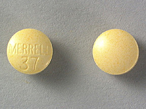 Pill MERRELL 37 is Cantil 25 MG