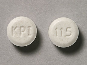 Pill KPI 115 White Round is Liothyronine Sodium