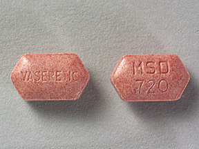 Hap VASERETIC MSD 720, Vaseretic 10-25 10 mg / 25 mg'dır.