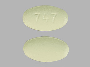 Hydrochlorothiazide and losartan potassium 25 mg / 100 mg 747