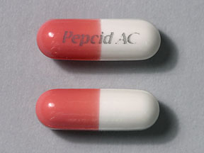 Pill Pepcid AC Pink Capsule/Oblong is Pepcid AC