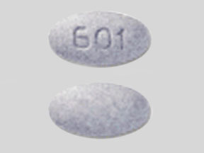 Pill 601 Purple Oval is Sinemet CR