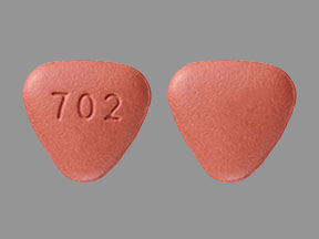 Pill 702 Red Three-sided is Steglatro