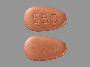 Pill 555 Brown Egg-shape is Steglujan