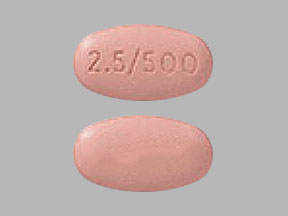 Pill 2.5/500 Pink Oval is Segluromet