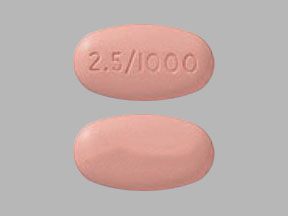 Pill 2.5/1000 is Segluromet 2.5 mg / 1000 mg