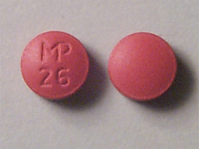 Pill MP 26 Brown Round is Amitriptyline Hydrochloride