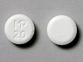 Pill MP 20 is Ergoloid Mesylates 1 mg