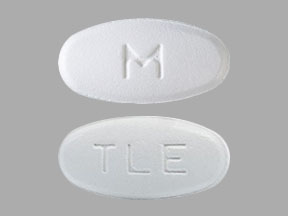 Pill M TLE White Oval is Symfi Lo