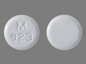 Pill M 923 White Round is Buprenorphine Hydrochloride (Sublingual)